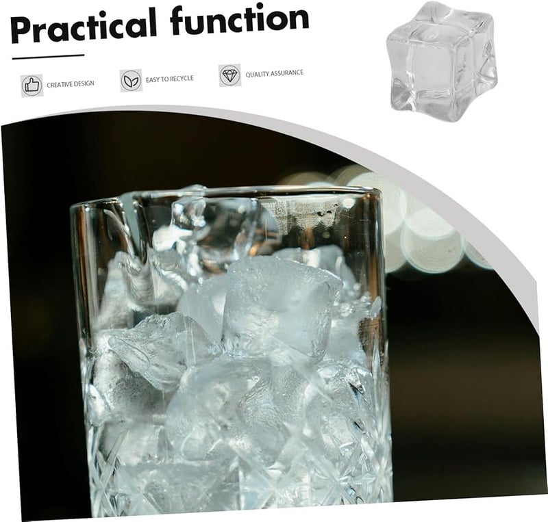 Realistic Fake Ice Cubes 20PCS For Bar Decoration Photography Props Home Decor - Image 5
